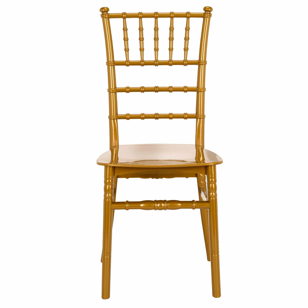 Gold Classic Resin Ballroom Chair