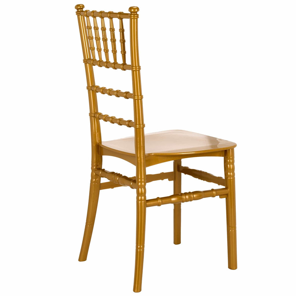 Gold Classic Resin Ballroom Chair