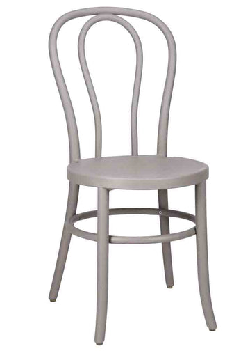 Cloudy Gray Resin Bentwood Festive Chair