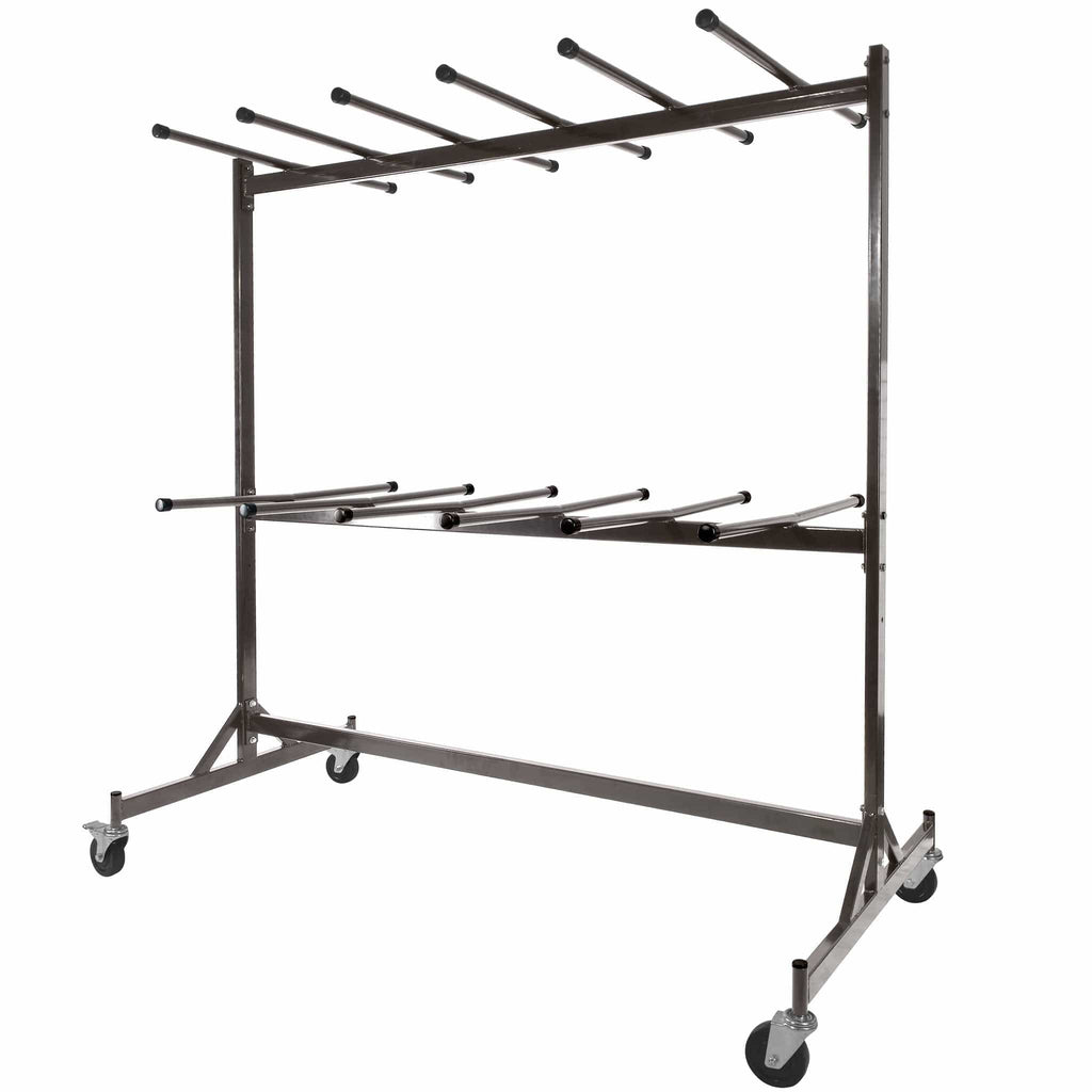 Hanging Chair Cart for Poly, Resin, Metal and Bamboo Folding Chairs - up to 120 chairs