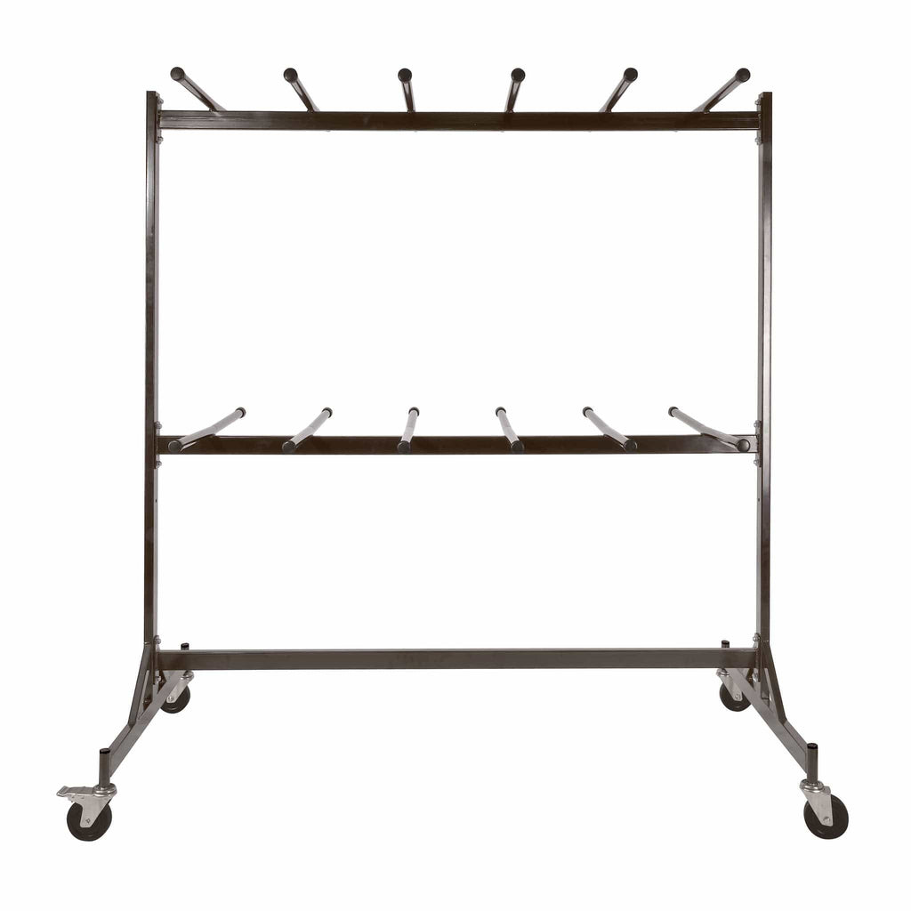 Hanging Chair Cart for Poly, Resin, Metal and Bamboo Folding Chairs - up to 120 chairs