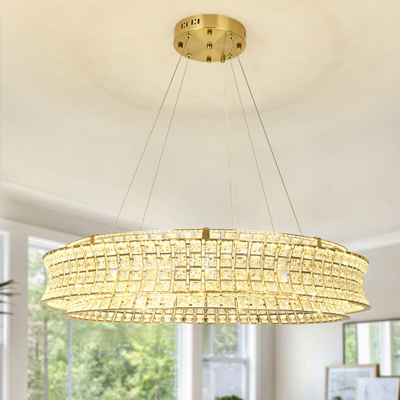Calvin 10 - Light Dimmable Wagon Wheel Chandelier