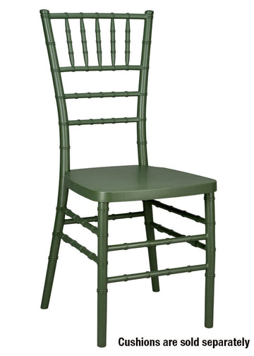Hunter Green Solid-Solid-Color Core Resin Steel-Core Ballroom Chair