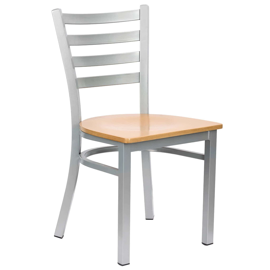 Ladder Back Restaurant Chair with Frame and Seat