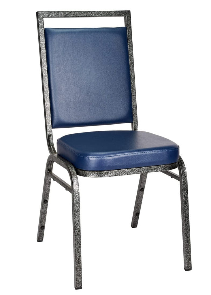 Vinyl on Steel Frame Square Back Banquet Chair