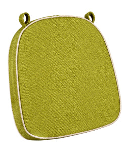 Olive with Beige Piping 2.5" Thick Chair Cushion - Premium Cushions