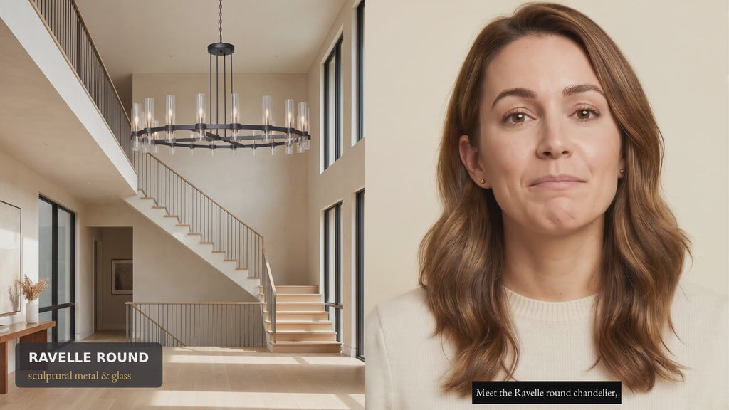 Inspired Ravelle Style Round Chandelier 60 inch - Product Video