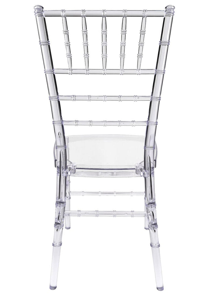Clear Resin Crystal-Clear Ballroom Chair 4 Chair Bundle Some Assembly Required