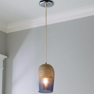 Silver Crosshatch Textured Pendant - F100-519