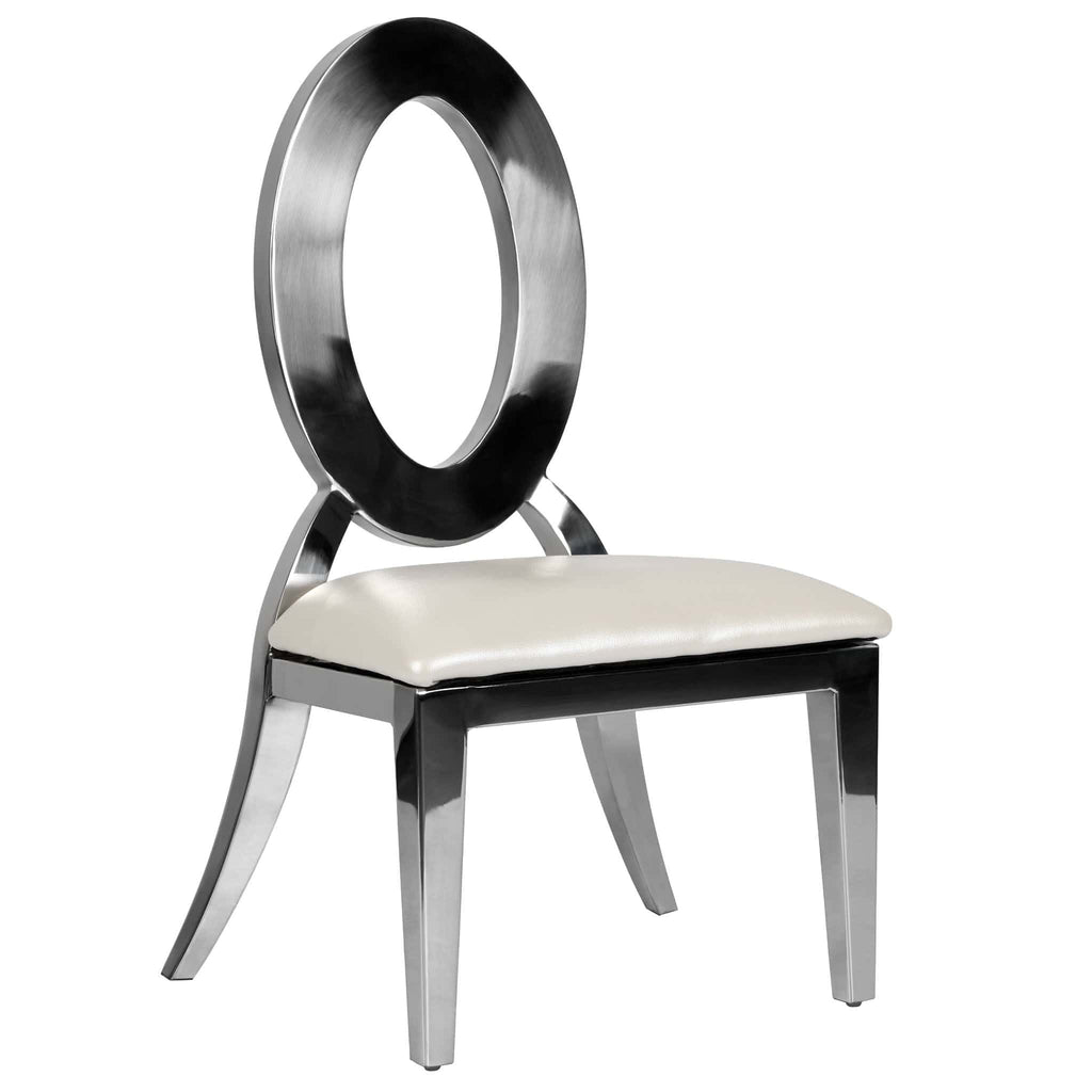 Kids Frame Stainless Steel O Chair with Vinyl Cushion