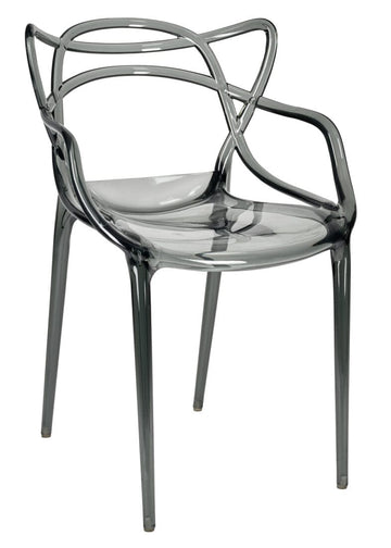 Smoke Resin Orbit Chair