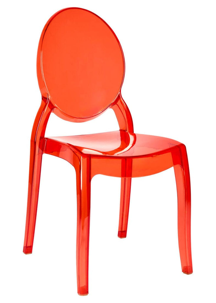 Resin Oval Back Sophia Ghost Chair