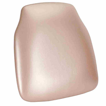 Sparkling Rose Gold Vinyl Panel Contour Back Ballroom Cushion with Non-Slip Backing