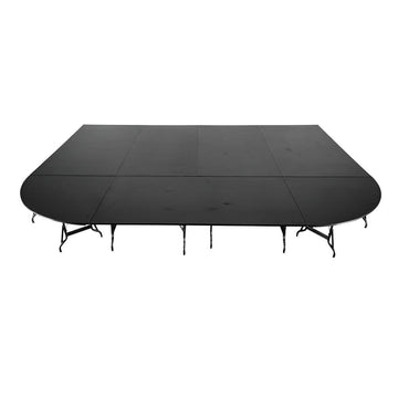 Portable Stage with Round Corners