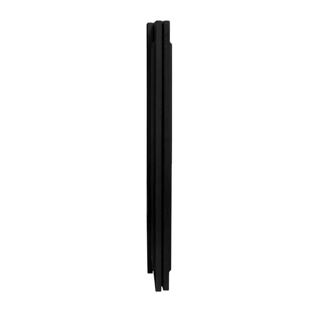 Black 12" x 12" x 34" Portable Stage Facade Post with 14" x 14" Top