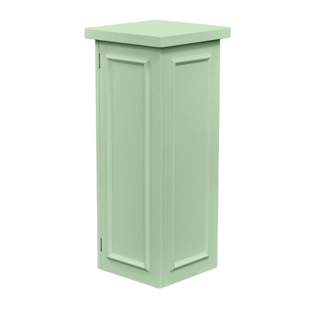 Sage Green 12" x 12" x 34" Portable Stage Facade Post with 14" x 14" Top