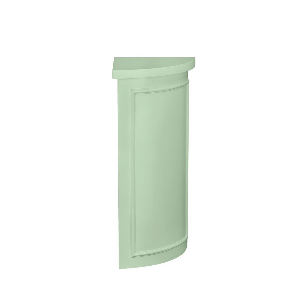 Sage Green 12" x 12" x 34" Portable Rounded Stage Facade Post
