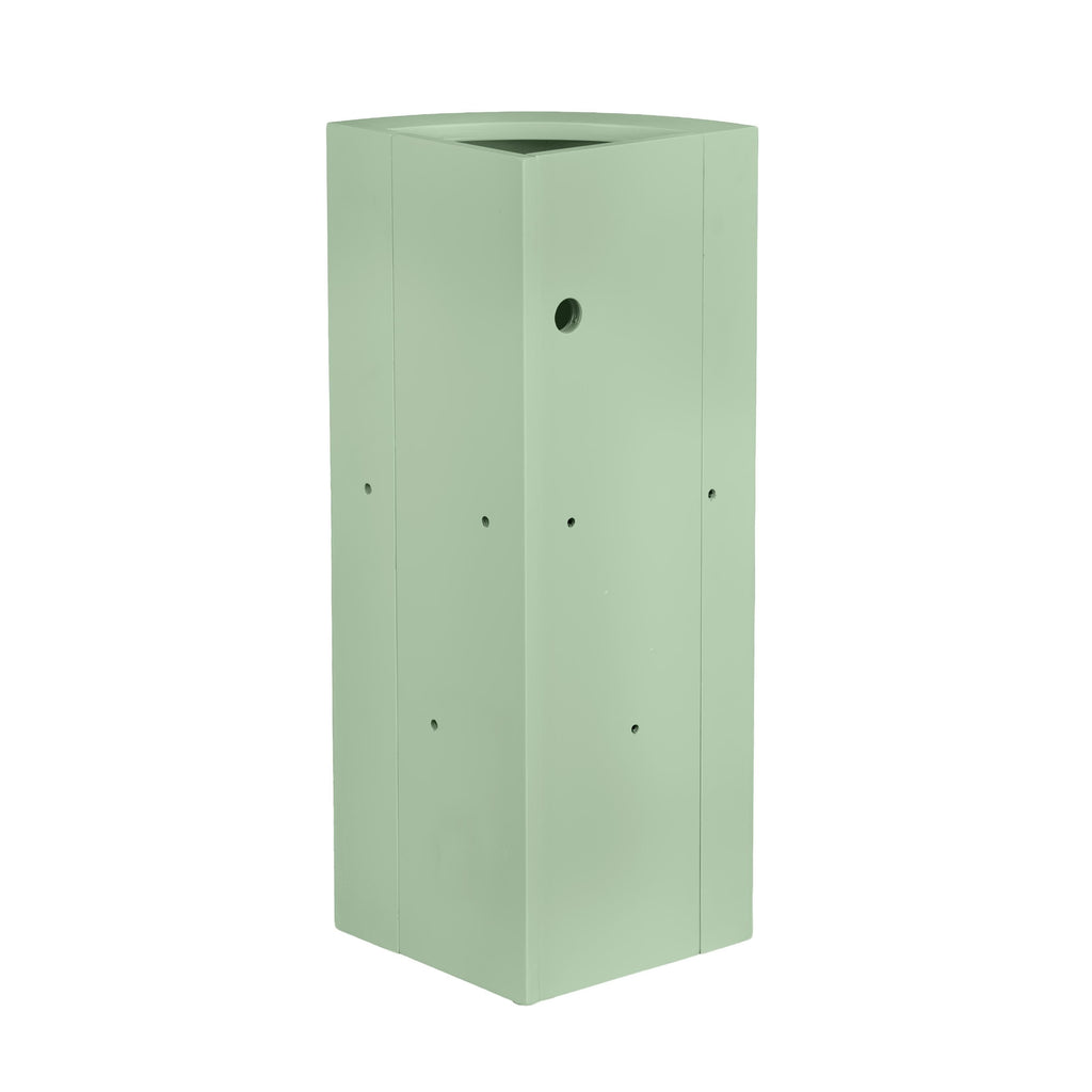 Sage Green 12" x 12" x 34" Portable Rounded Stage Facade Post