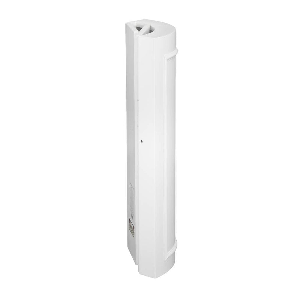 White 12" x 12" x 34" Portable Rounded Stage Facade Post