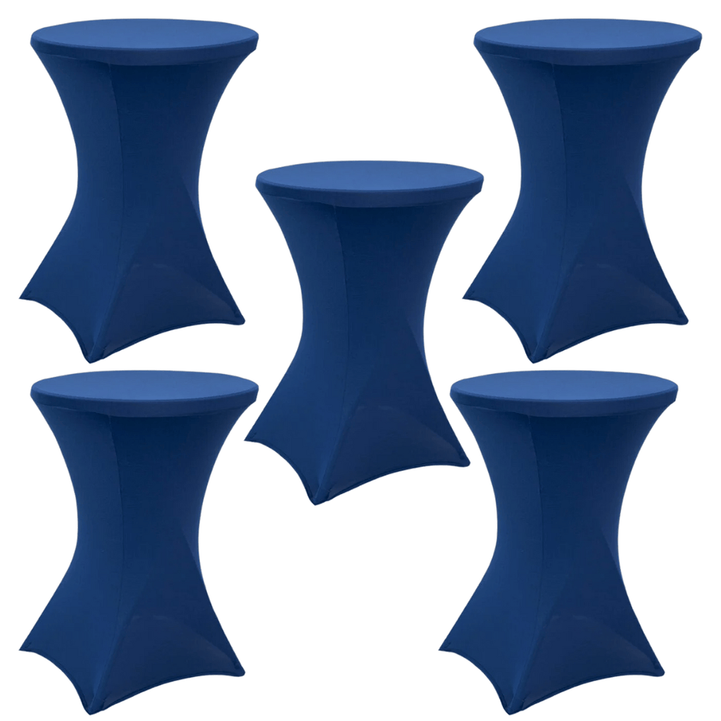 5-Pack Spandex Cocktail Table Cover 250GSM 30/32"
