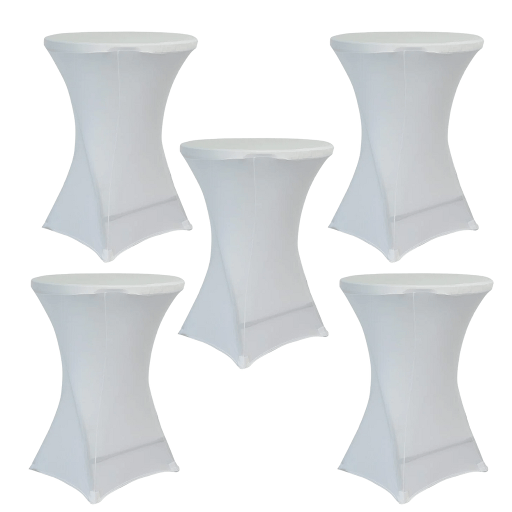 5-Pack Spandex Cocktail Table Cover 250GSM 30/32"