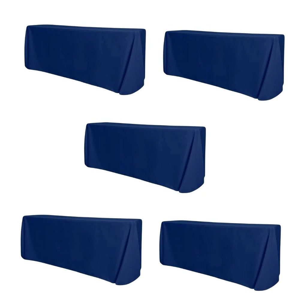 5-Pack Polyester Rectangle Tablecloth 190gsm