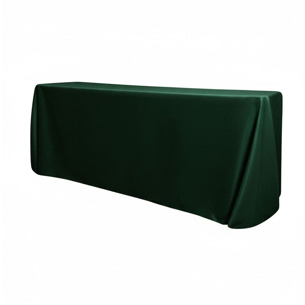 Hunter Green Rectangle Velvet Tablecloth Linen