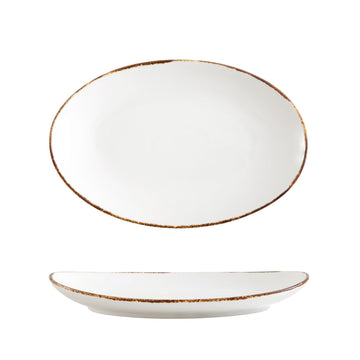 TC Spice Salt Oval Coupe Platter 12.5x8.5" (32x21cm) - Case of 12 - .DV.4.48