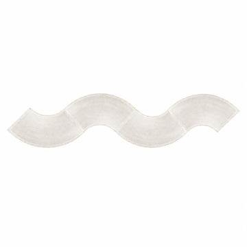 S-Curve Serpentine Farm Table Kit - Seats 22 - Includes 4 White Distressed Serpentine Tables