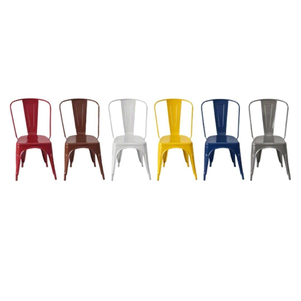 Yellow All Weather Tolix Style Resin Chair