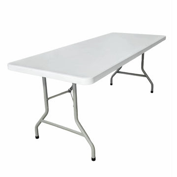 72" x 30" (6 Foot) Rectangle Heavy Duty Plastic Folding Table