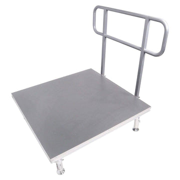XSQ-GR4FTPRO 4' Professional Single Guard Rail for StageQ Portable Stage Platform