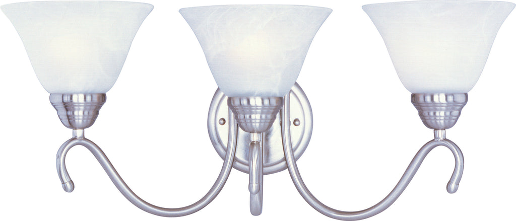Newport 3-Light Bath Vanity Satin Nickel - C157-12068MRSN