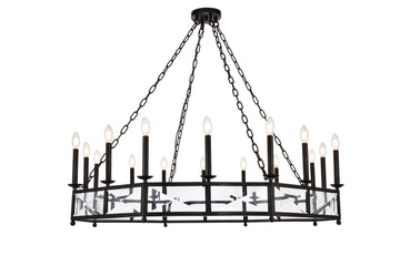 ZC121-1538D37VB - Urban Classic: Exeter 12 light Vintage Bronze Chandelier Clear Royal Cut Crystal