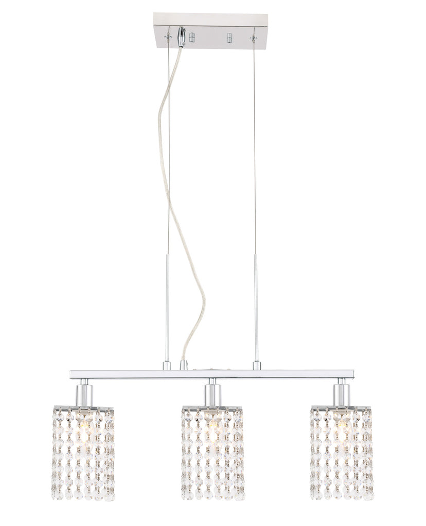 ZC121-LD7501C - Living District: Taylor 3 light Chrome Pendant