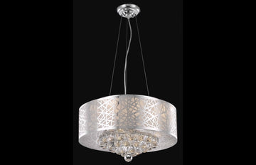 C121-2078D20C/RC - Regency Lighting: Prism 7 light Chrome Pendant Clear Royal Cut Crystal
