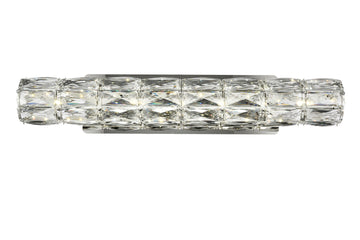 ZC121-3501W24C - Regency Lighting: Valetta Integrated LED chip light Chrome Wall Sconce Clear Royal Cut Crystal