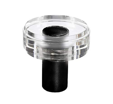 Belle Crystal 1.25" Knob Pulls Handle Hardware Bronze Finish Great for Kitchen or Bathroom Cabinets, Drawers, Dressers, and More! - 	P100-13/4546