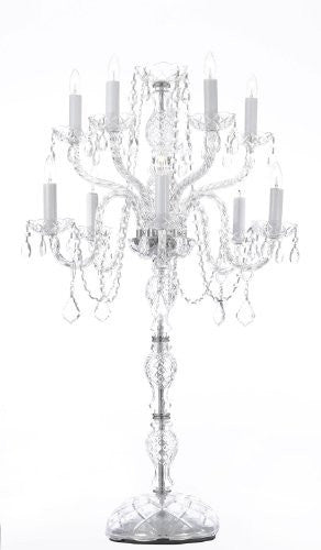 Set Of 5 Wedding Candelabras Candelabra Centerpiece Centerpieces - Great For Special Events - Set Of 5 - G46-2154/5+5-Set Of 5