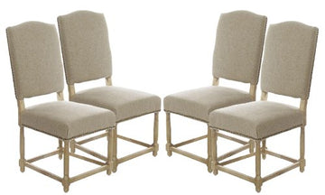 SET OF 4 Empire Parsons Upholstered Side Chair Dining Chairs - 2205-339-Set of 4