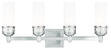 Livex Westfield 4 Light Polished Chrome Bath Light - C185-47184-05