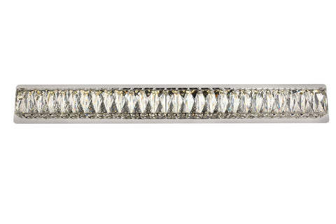 ZC121-3502W35C - Regency Lighting: Monroe Integrated LED chip light Chrome Wall Sconce Clear Royal Cut Crystal