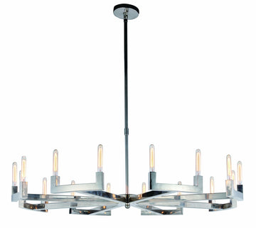 ZC121-1535G60PN - Urban Classic: Corsica 16 light Polished Nickel Chandelier