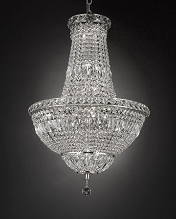 French Empire Empress Crystal(Tm) Chandelier Lighting H 31" W 22" - Cjd-Cs/2174/22