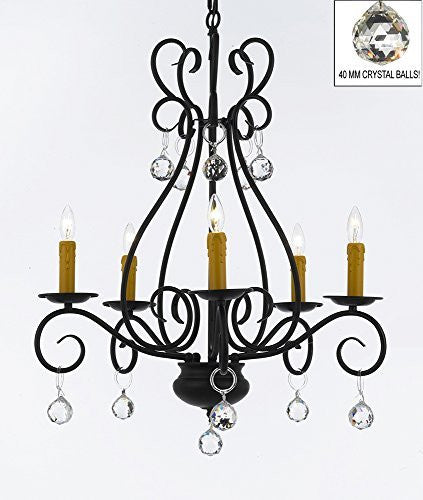 Wrought Iron Chandelier Crystal Lighting Empress Crystal (Tm) Chandeliers H25.5" W25.5" - P7-B6/441/5