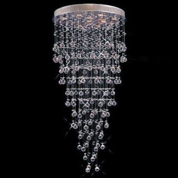 Modern Contemporary Chandelier "Rain Drop" Chandeliers Lighting With Crystal Balls W 36" X H 90" - F93-815/22