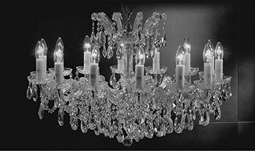 Maria Theresa Chandelier Crystal Lighting Chandeliers Lights Fixture Pendant Ceiling Lamp For Dining Room Entryway Living Room H21" X W31" - A83-Cs/2489/14