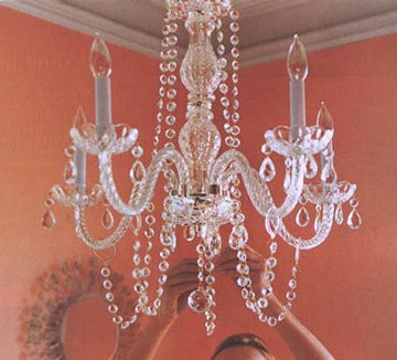 New Authentic All Crystal Chandeliers H25" X W24" - Go-A46-381/5