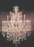 Maria Theresa Crystal Chandelier Lighting H30" X W28"
