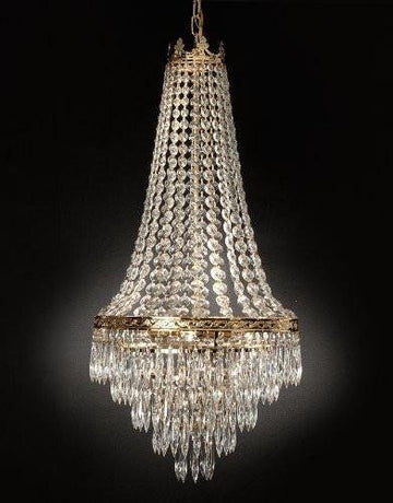 French Empire Crystal Chandelier Lighting Empress Crystal (TM) H24 W17 - J10-C3/CG/26026/4